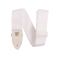 Ernie Ball WHITE-WHITE POLYESTER STRAP
