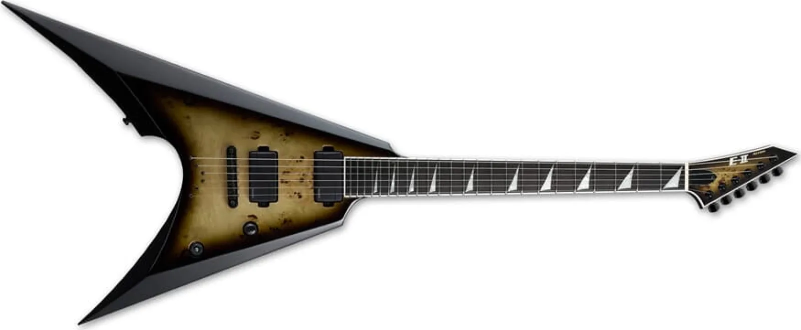 ESP E-II ARROW NT Nebula Black Burst Electric Guitar