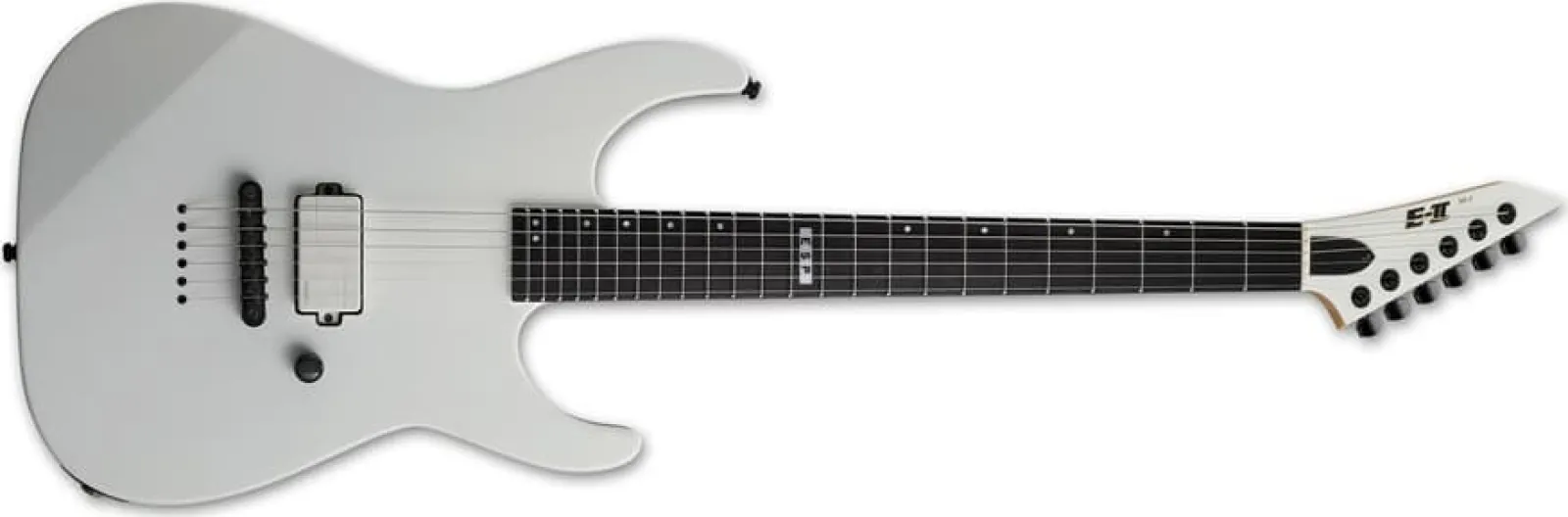 ESP E-II M-I THRU NT SW Snow White Electric Guitar