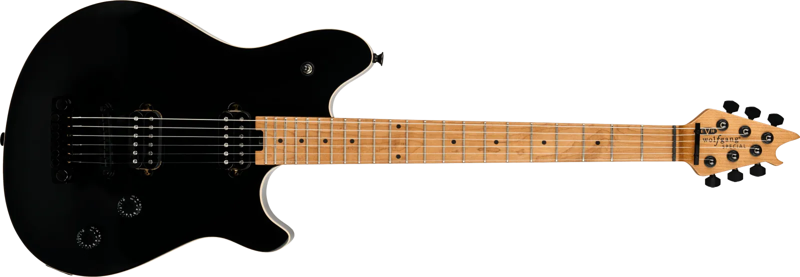 EVH Wolfgang Special Baked Maple TOM Gloss Black