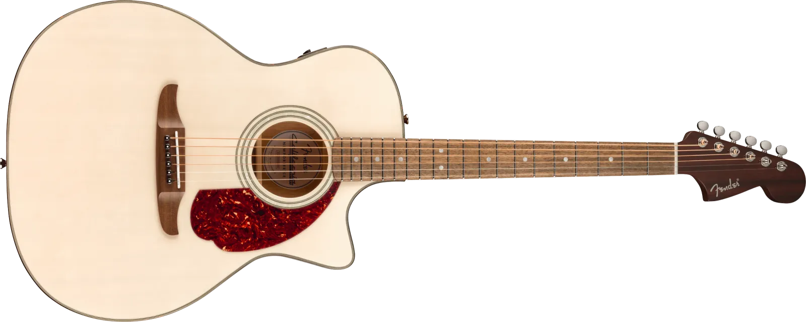 Fender California Deluxe Newporter CE Fehér Blonde