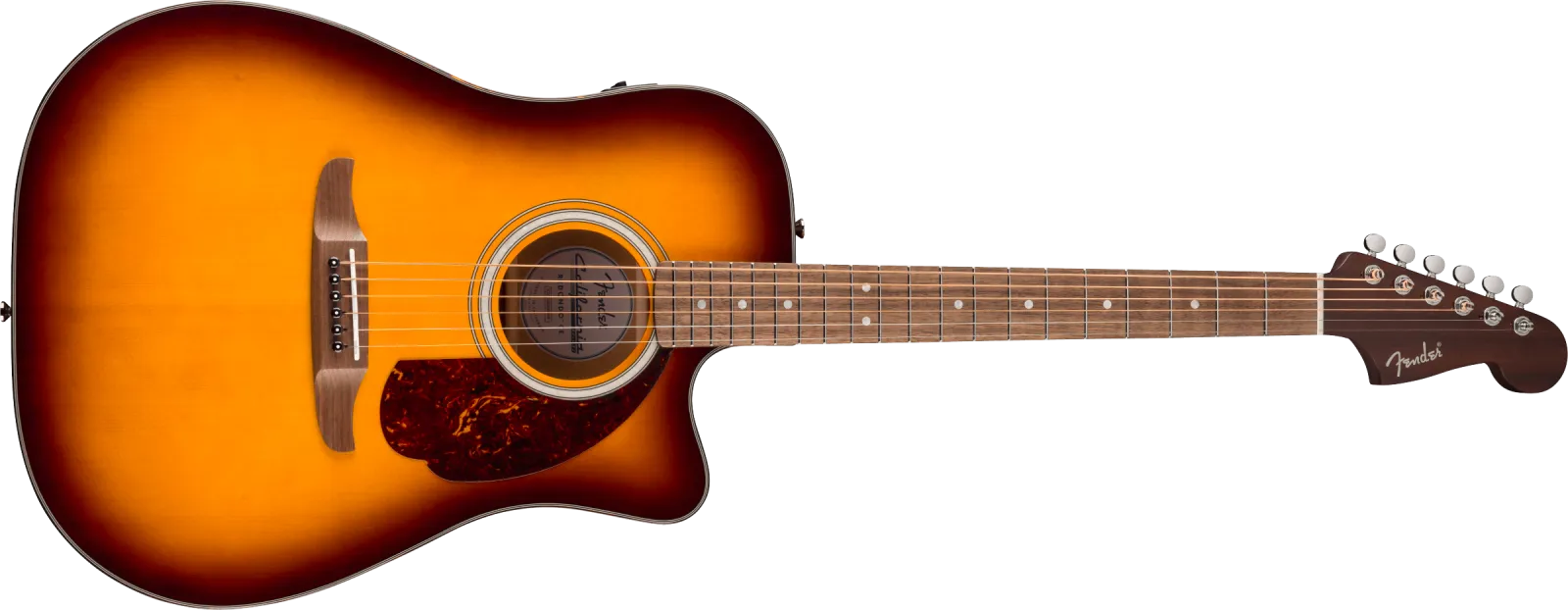 Fender California Deluxe Redondo CE Honey Sunburst