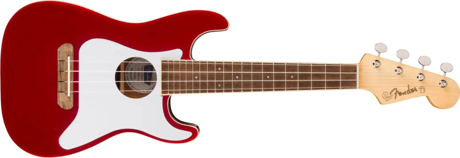Fender Fullerton Strat Uke Candy Apple Red