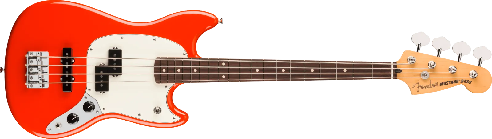 Fender Player II Mustang Bass PJ Coral Red