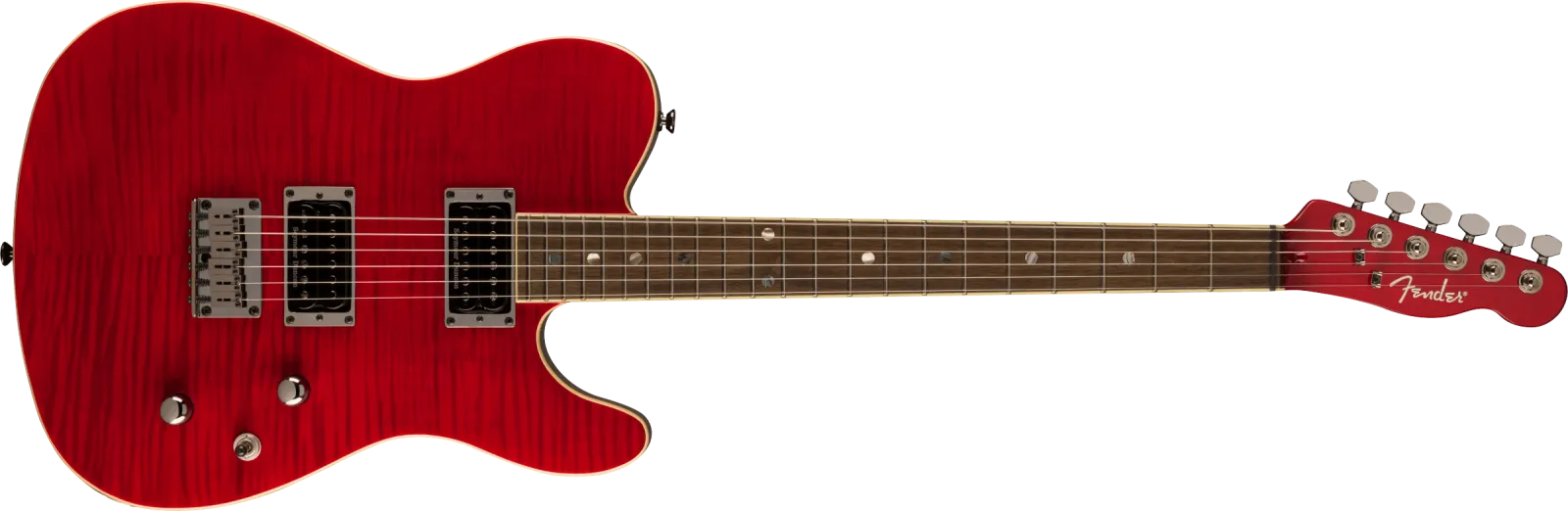 Fender Special Edition Custom Telecaster FMT HH Laurel Fingerboard Crimson Red Transparent