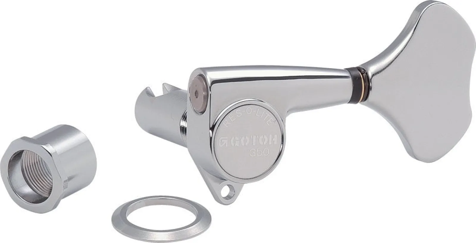 Gotoh GB350 L2+R2 Chrome Bass Guitar Tuner