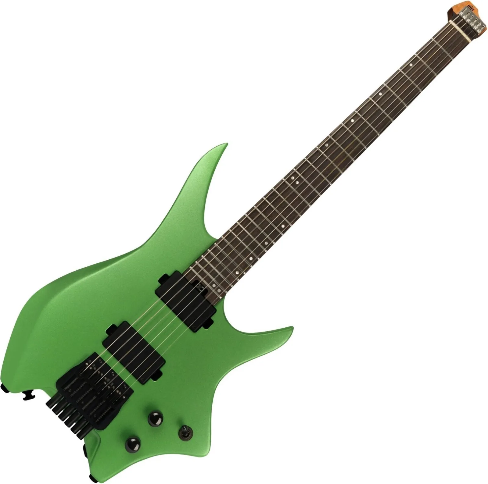 HILS Guitars HN3 NEXT Metallic Emerald Green Headless Guitar