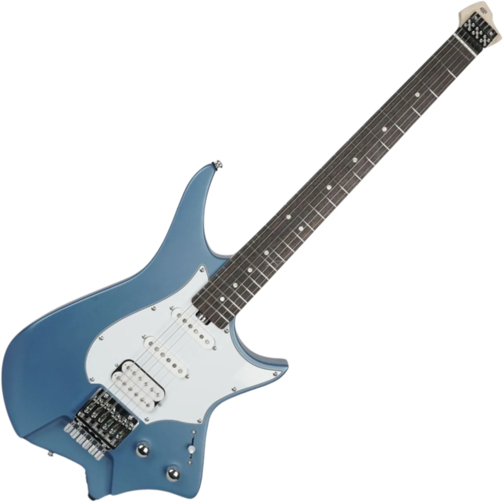 HILS Guitars HNS1R NEXT Ocean Blue Metallic Headless Guitar