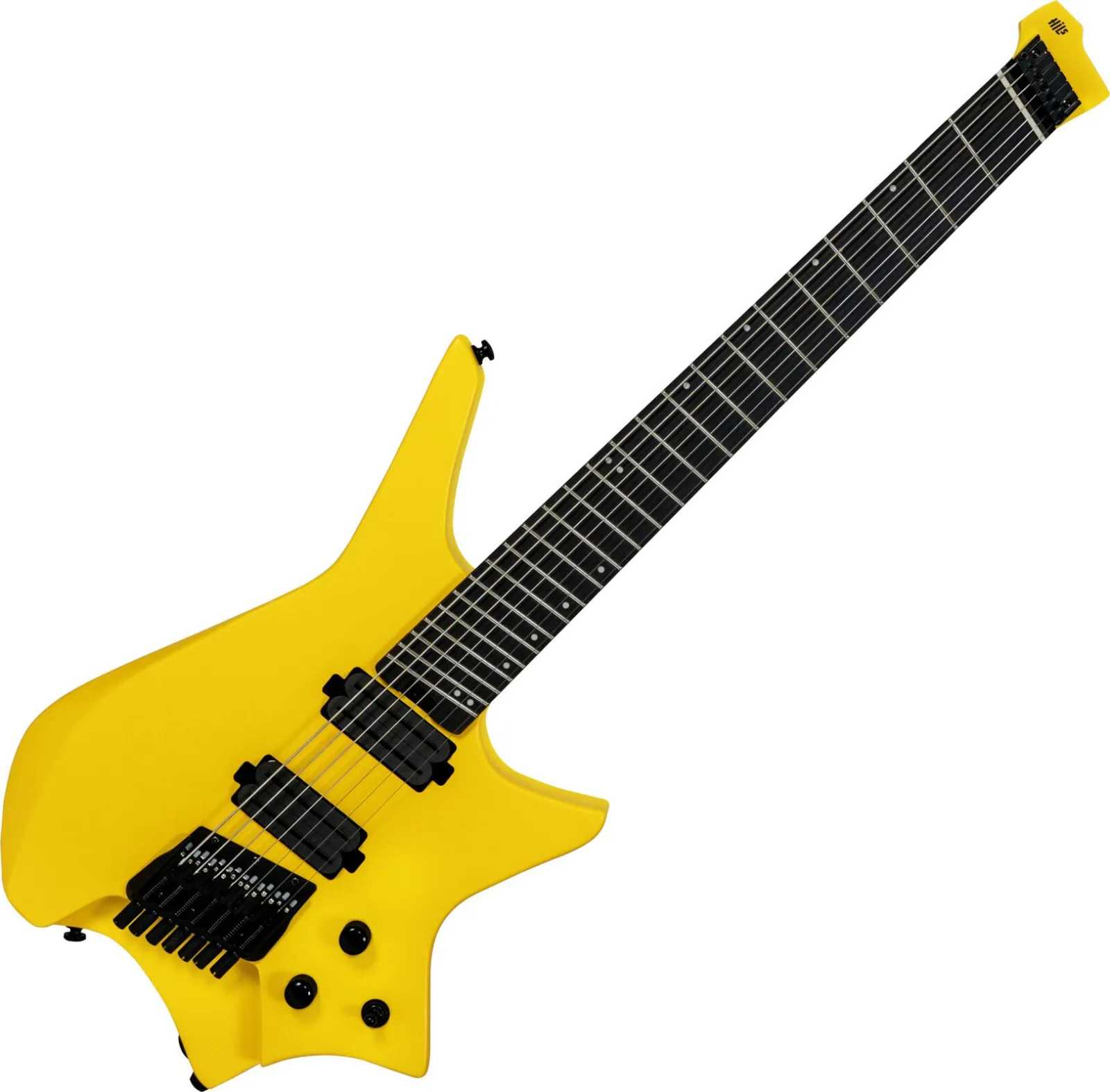 HILS Guitars HZ7 NEXT Honey Yellow Headless Guitar