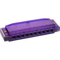 Hohner Happy Color Transparent Purple Harmonica