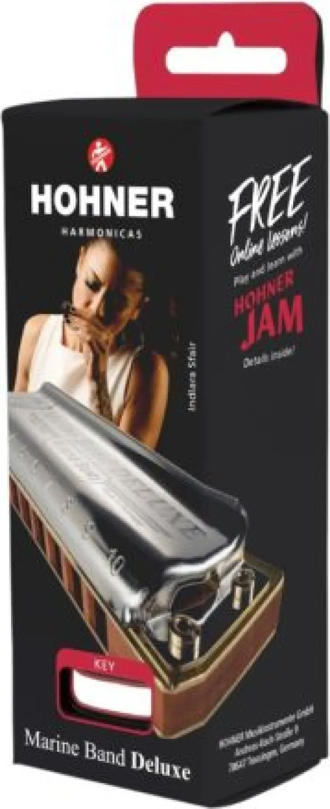 Hohner Marine Band Deluxe Harmonica in D