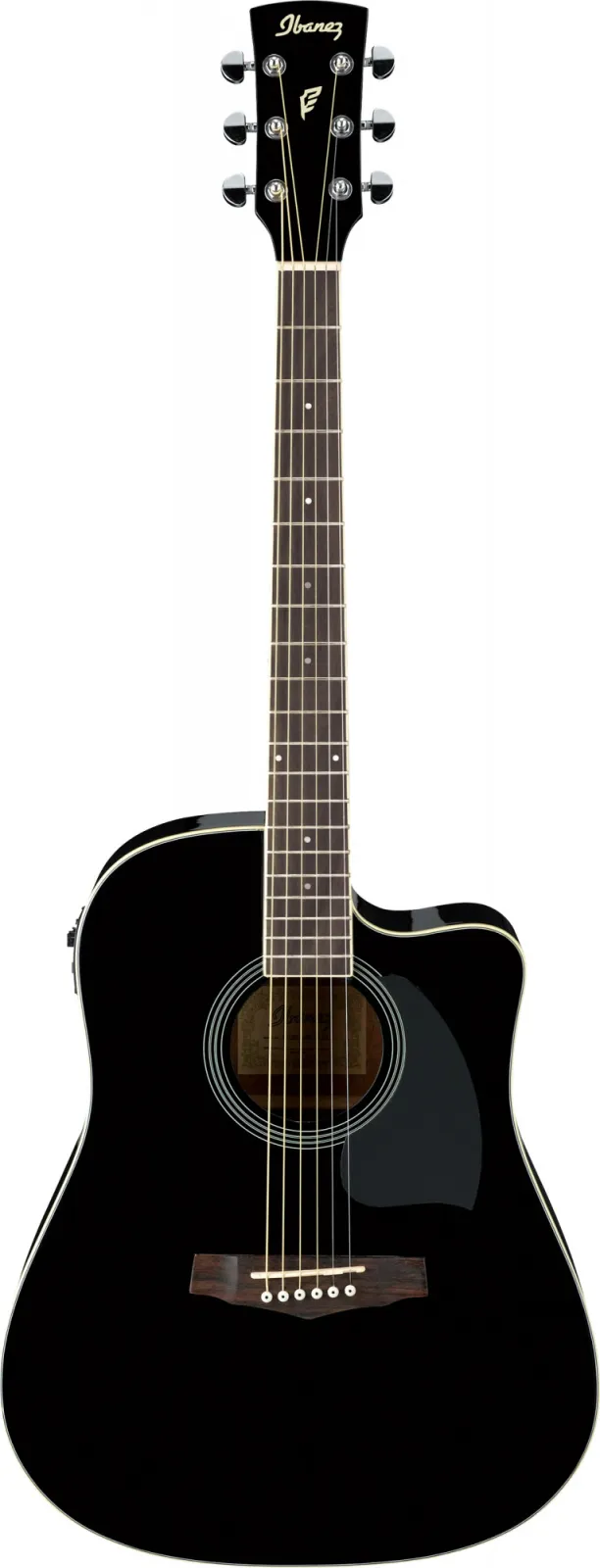 Ibanez PF15ECE-BK elektro-akusztikus gitár