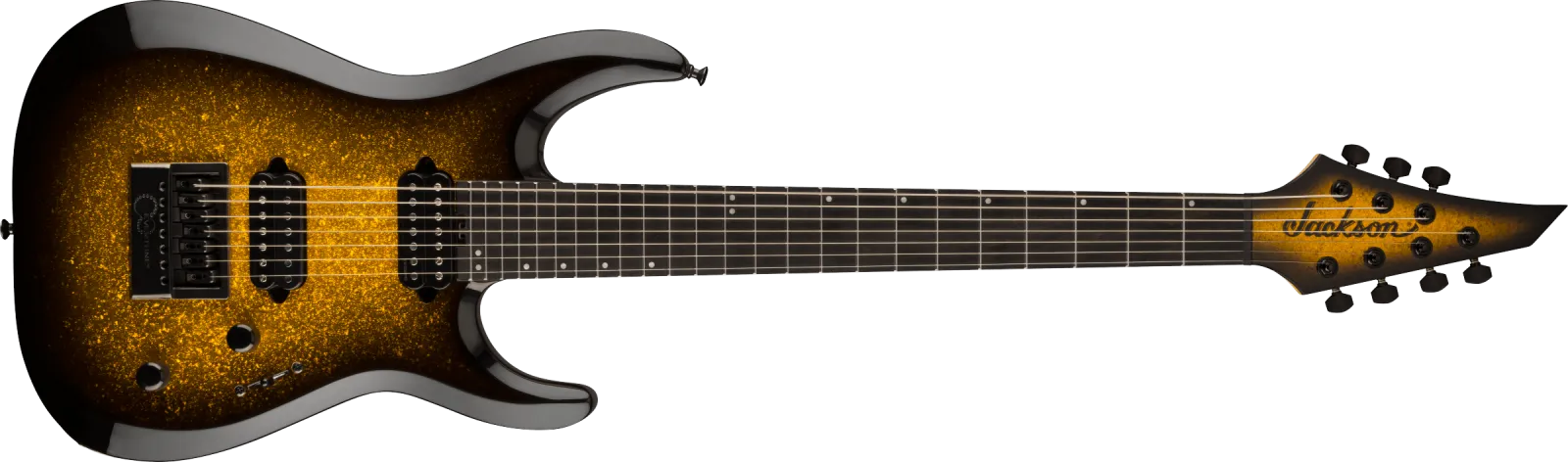 Jackson Pro Plus Dinky MDK EverTune 7 Gold Sparkle