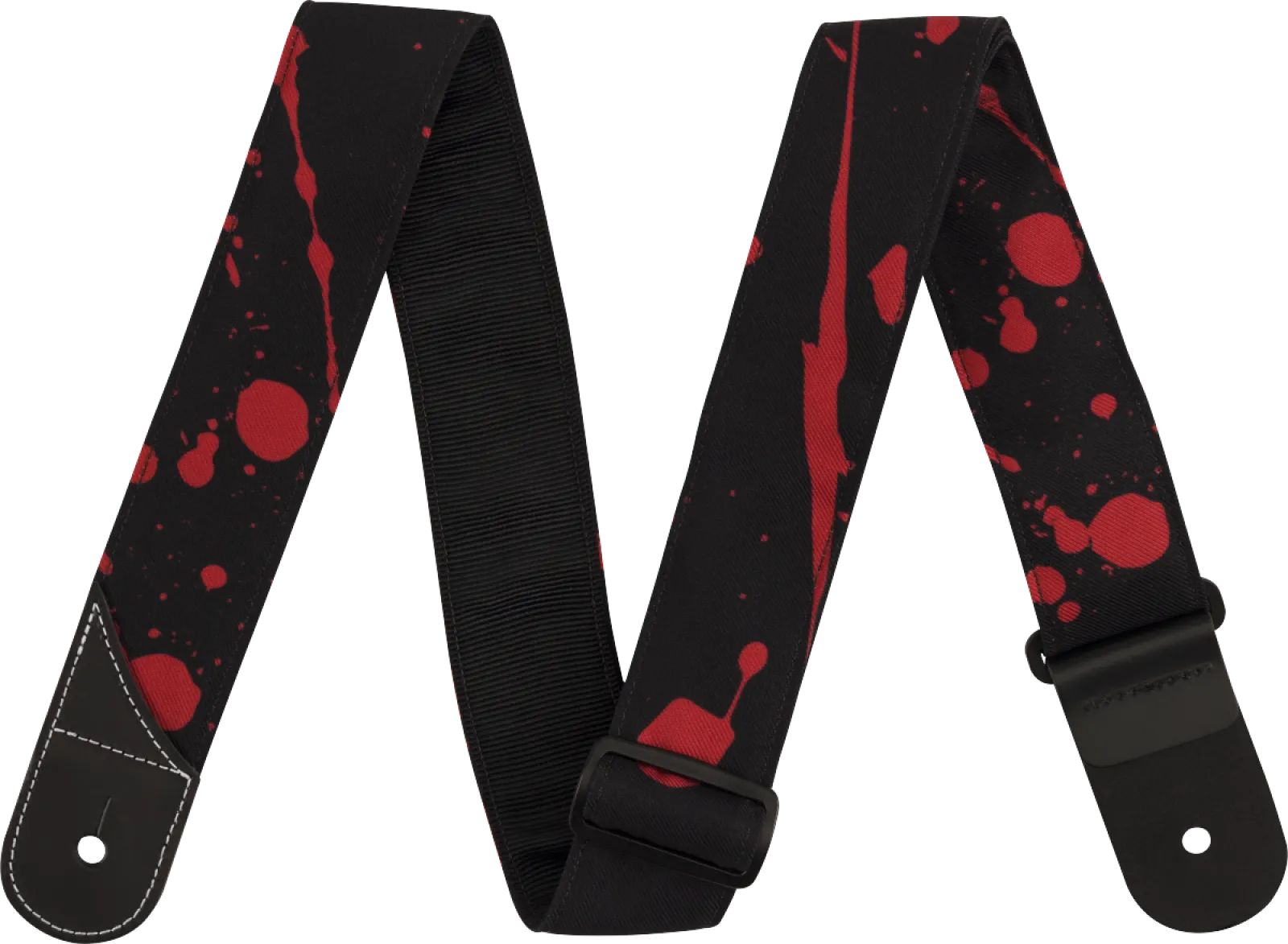 Jackson Splatter Strap Black gitárheveder