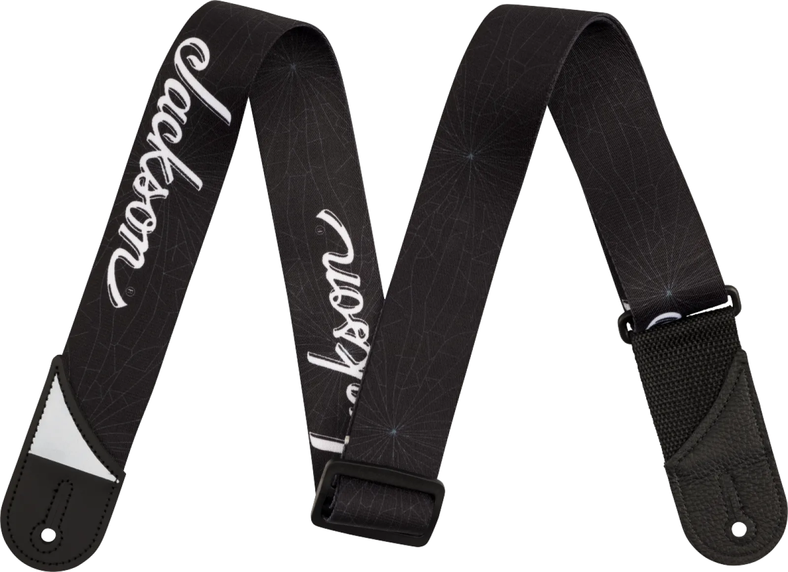 Jackson White Logo Strap Black