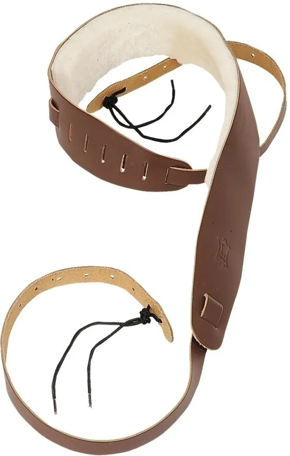 Levy's Banjo Master Leather & Sheep Gitárszíj Brown