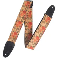 Levy's Cork Textil gitár heveder Wildflower