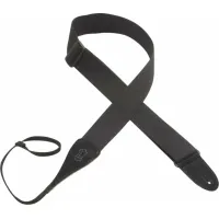 Levy's Cotton & Suede Loop Textil gitár heveder Black