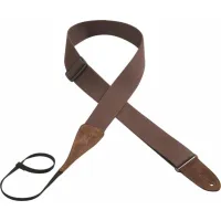 Levy's Cotton & Suede Loop Textil gitár heveder Brown