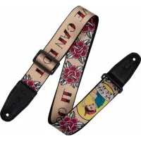 Levy's Graphic Waves Textil gitár heveder Rosie the Riveter