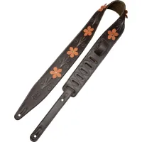 Levy's In Bloom Gitárszíj Brown Mahogany
