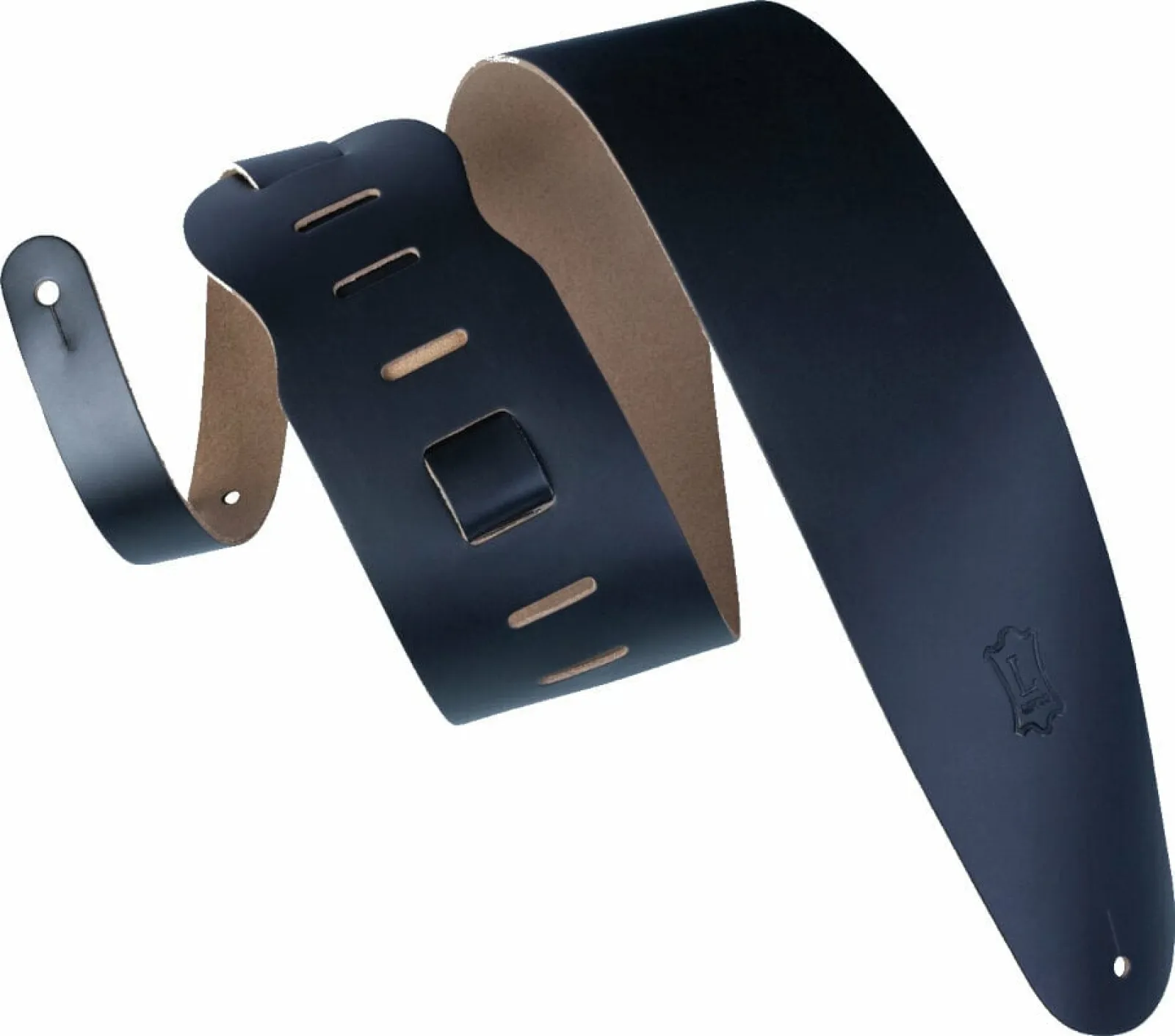Levy's Lead Leather 3.5 Gitárszíj Black