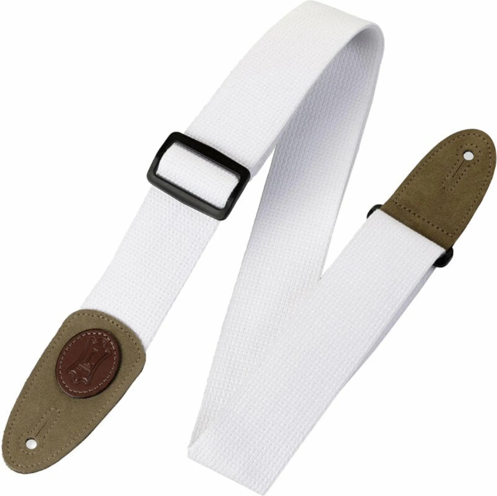 Levy's Signature Cotton 2.0 Std Guitar Strap White