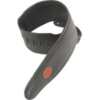 Levy'#pove#s Signature Legacy Guitar Strap Black &amp#pove# Walnut