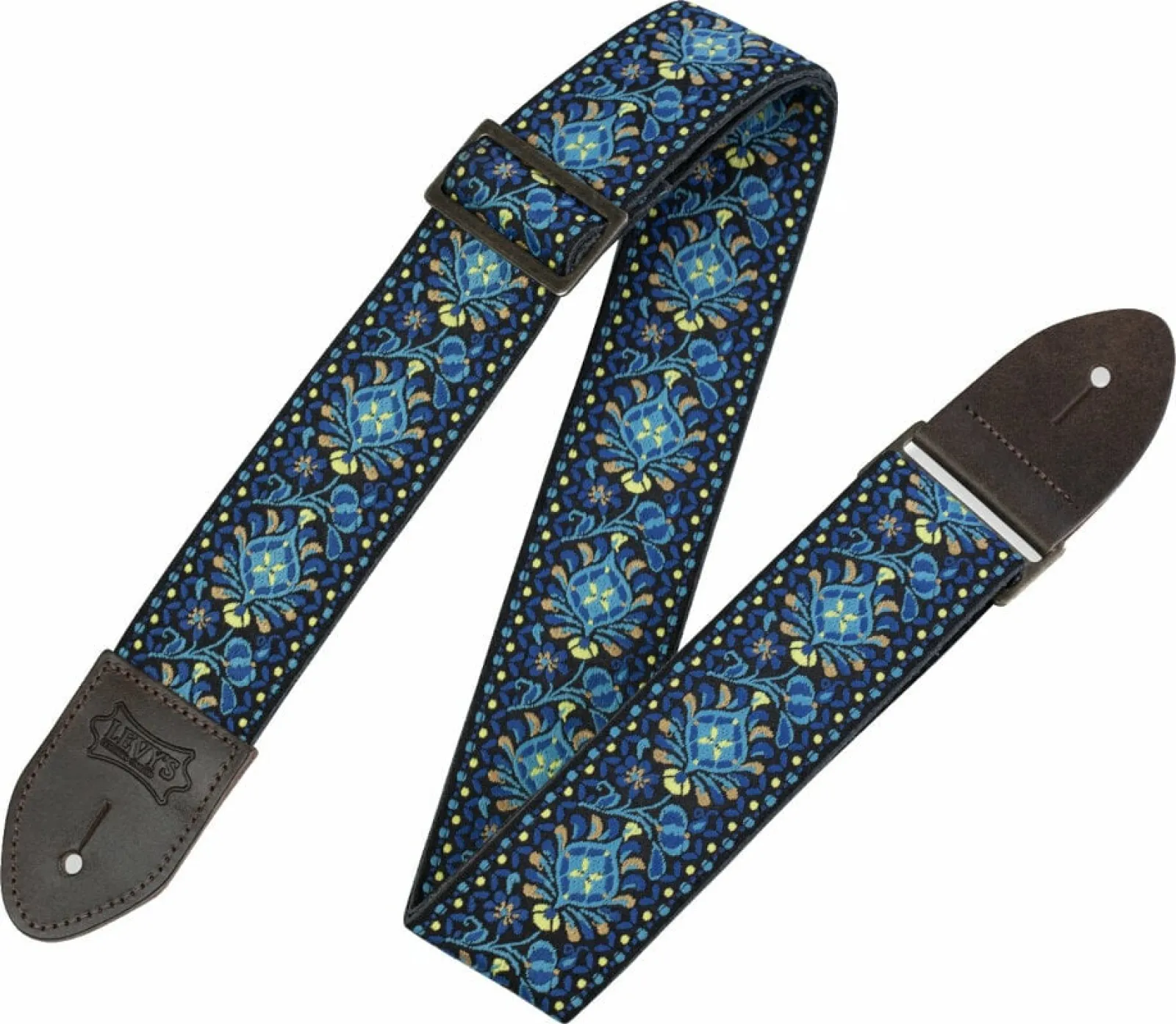 Levy's Vintage Hootenanny Guitar Strap Blue