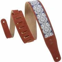 Levy's Woven Suede Gitárszíj Rust