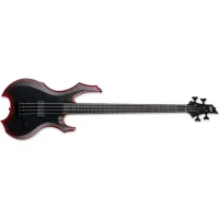 LTD FL-4 BLACK RED BURST SATIN