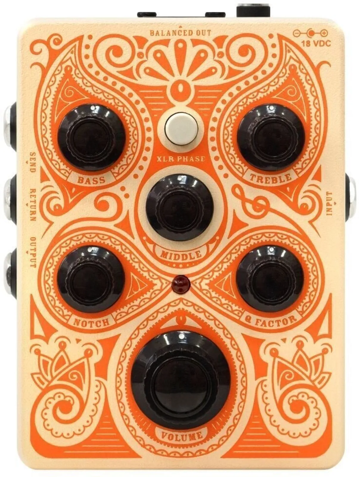 Orange Acoustic Pedal Guitar Effect