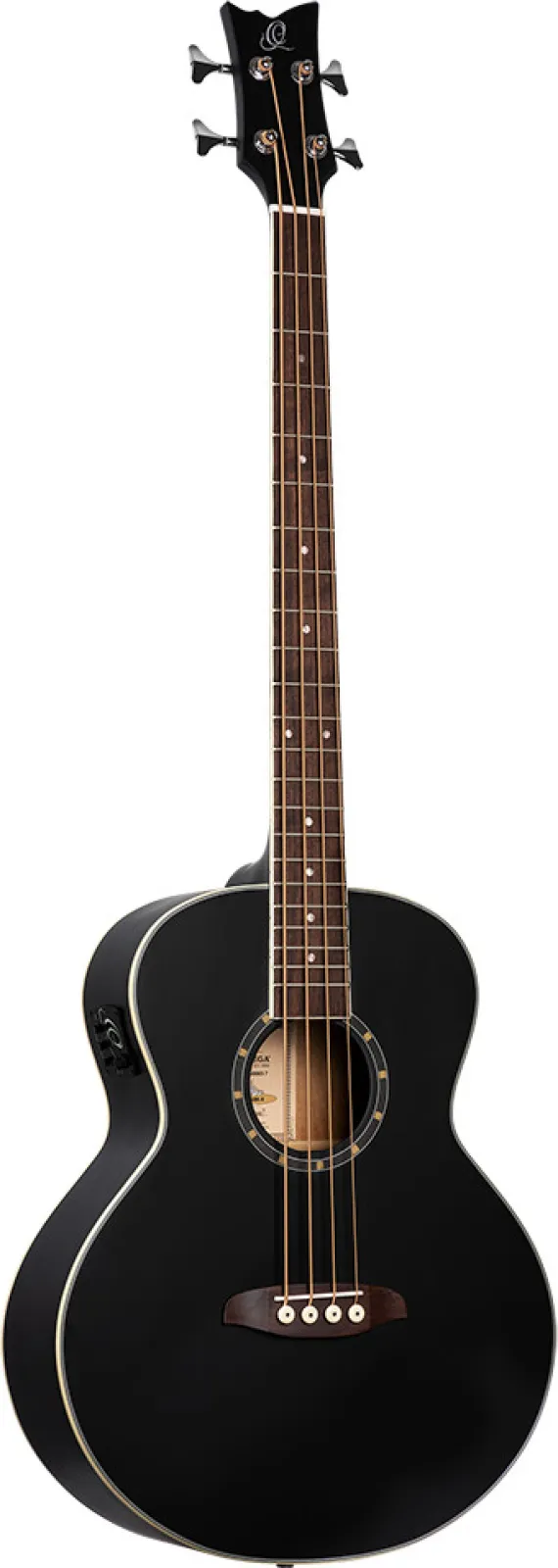 Ortega D7E-SBK-4 Acoustic Bass Guitar