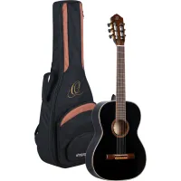 Ortega R221BK-7/8 7/8 Size Classical Guitar