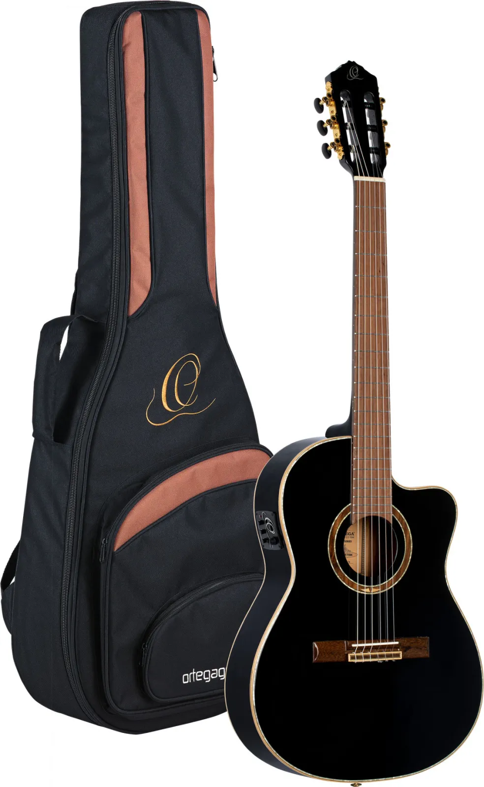Ortega RCE138-T4BK elektro-klasszikus gitár