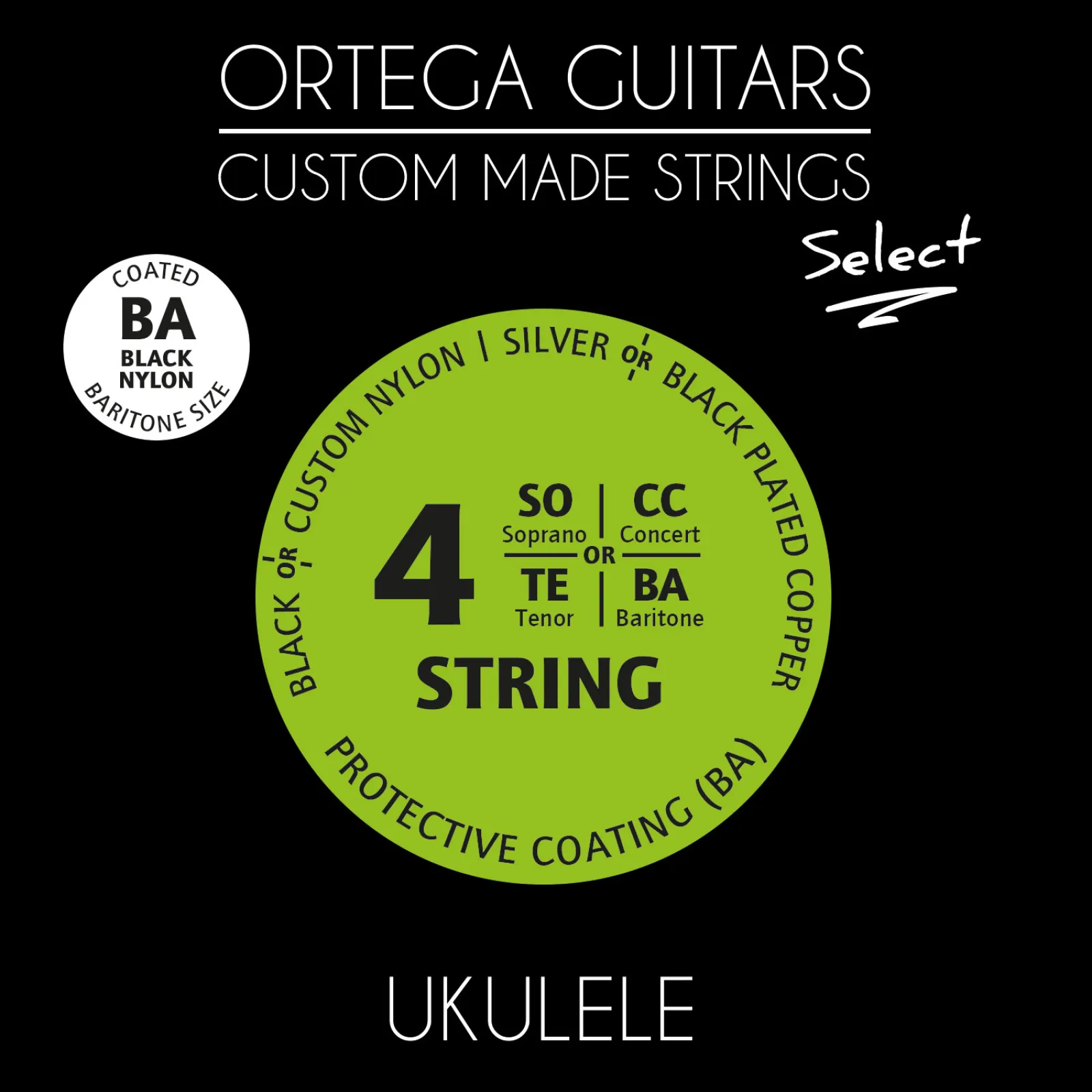 Ortega UKSBK-BA Baritone Ukulele String