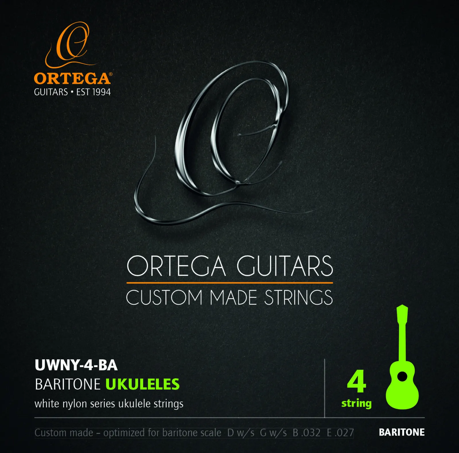 Ortega UWNY-4-BA Baritone Ukulele String