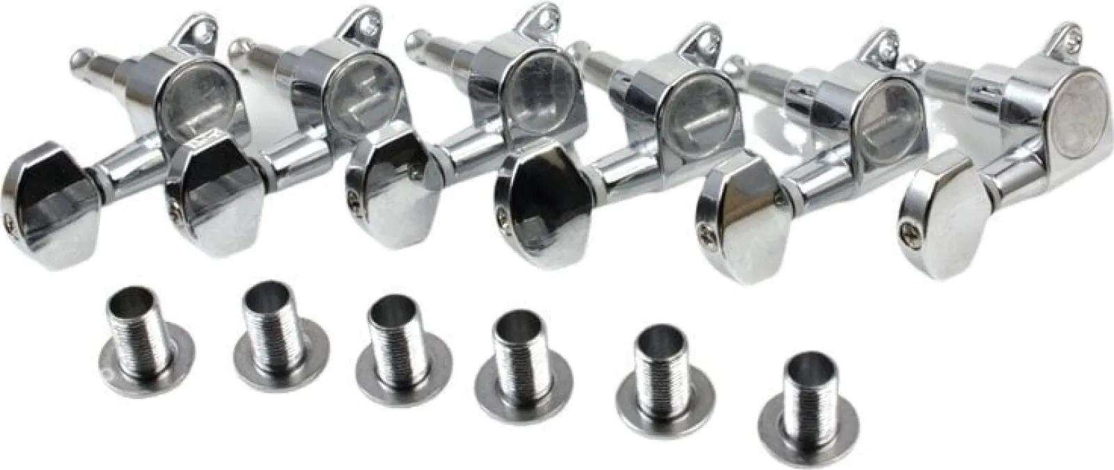 Partsland J02-CR-R6 Chrome Guitar Tuning Keys