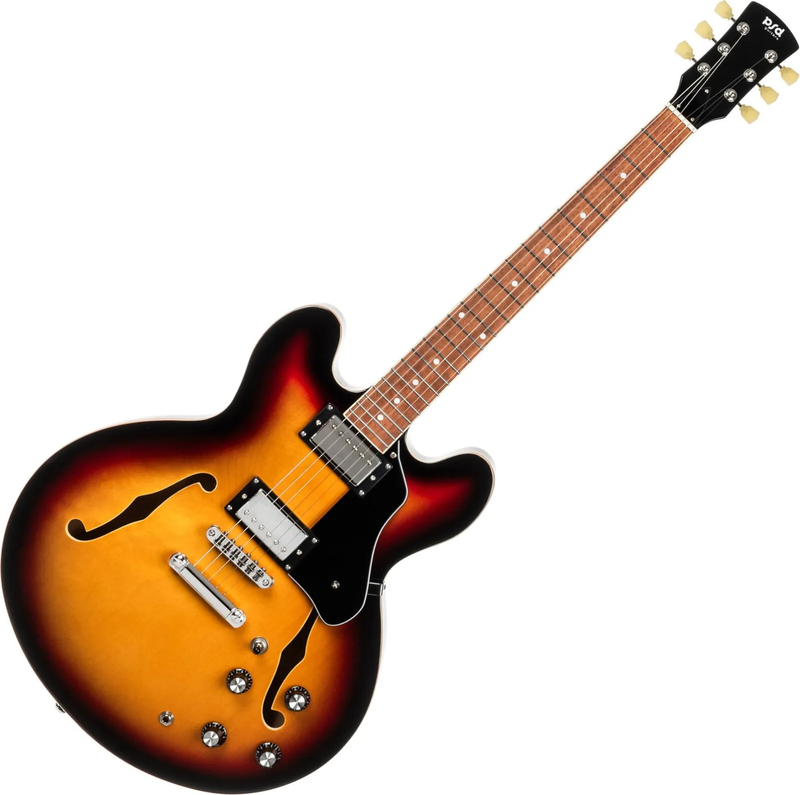 PSD Guitars SH-100 Vintage Sunburst Semi-Acoustic - jazz guitar