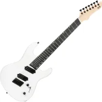 PSD Guitars SPS-1007F White Crystal Multiscale Electric Guitar
