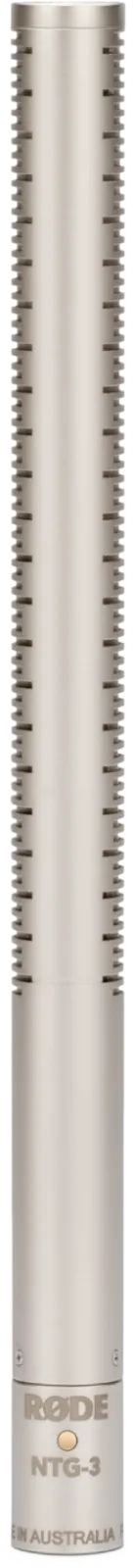 RODE NTG3 shotgun microphone silver