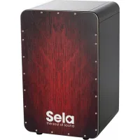 Sela SE 046 CaSela Black/Red Dragon Wooden Cajon