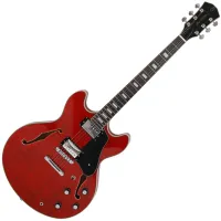 Sire Larry Carlton H7 See Thru Red Semi-Acoustic - jazz guitar