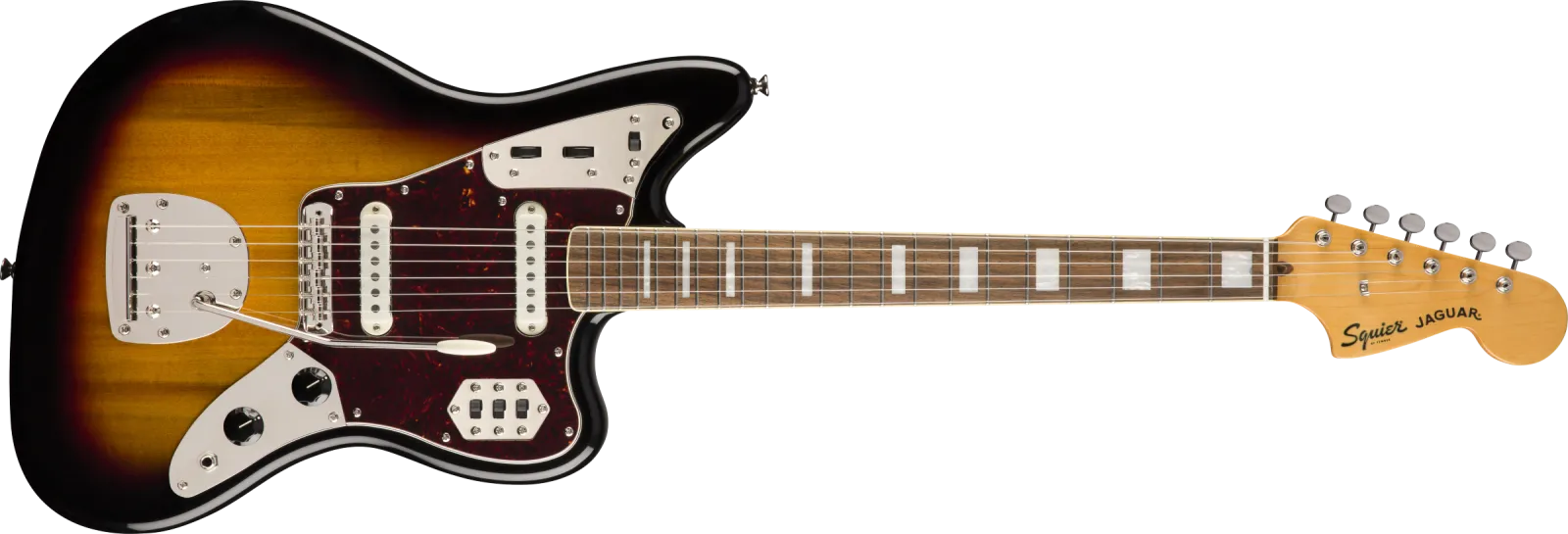 Squier Classic Vibe 70s Jaguar 3-Color Sunburst