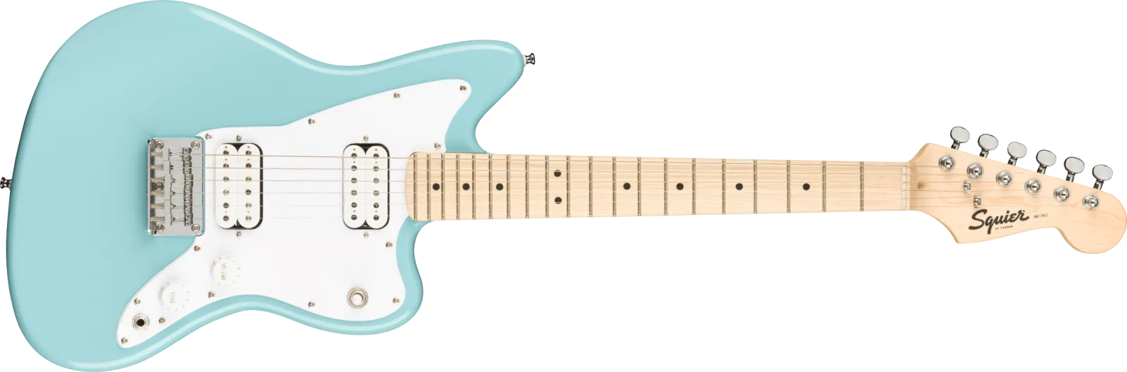 Squier Mini Jazzmaster HH Daphne Blue