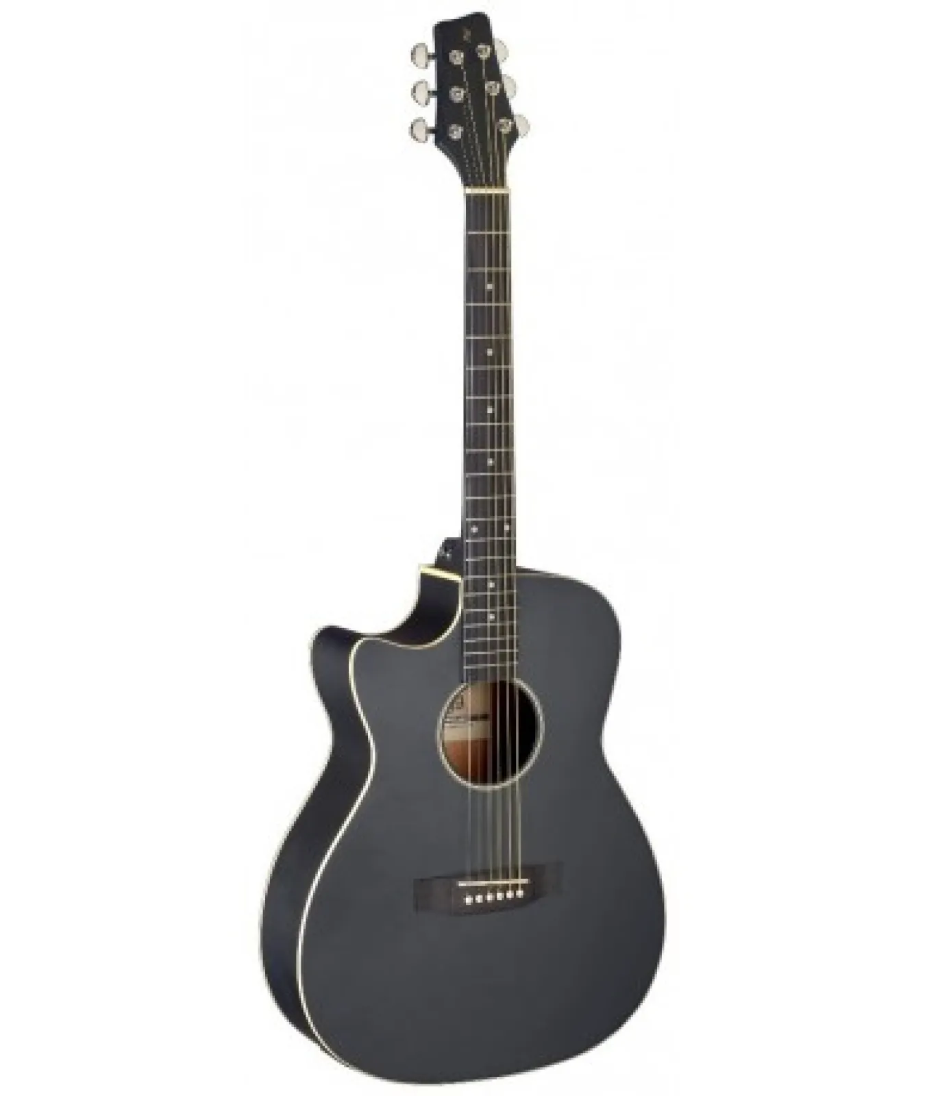 Stagg SA35 ACE-BK LH elektroakusztikus gitár
