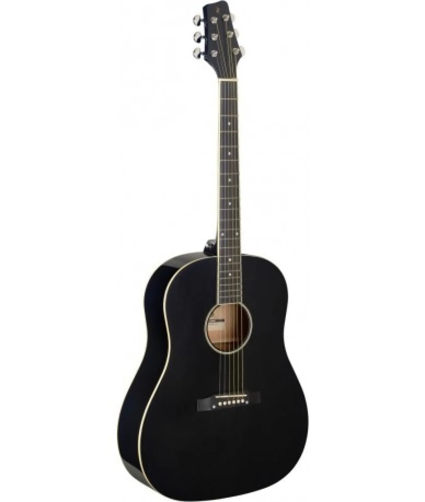 Stagg SA35 DS-BK LH balkezes akusztikus gitár