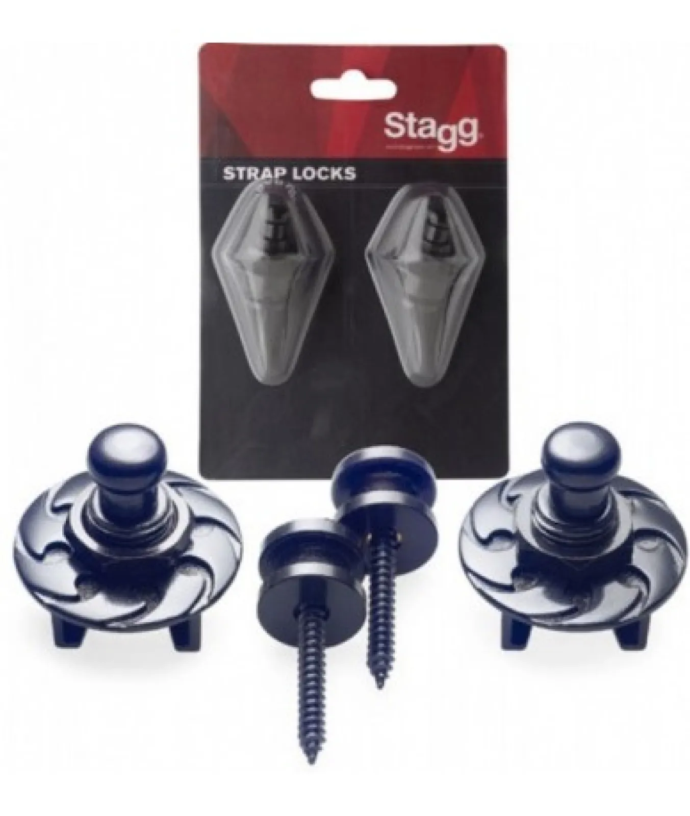 Stagg SSL1 BK Strap Locks