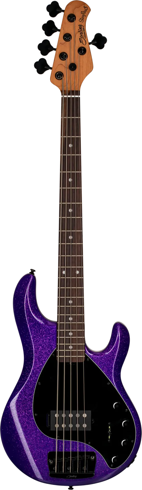 Sterling by Musicman StingRay RAY35 5-String Purple Sparkle