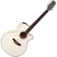 Takamine GN37CE PW Pearl White Electro-Acoustic Jumbo Guitar
